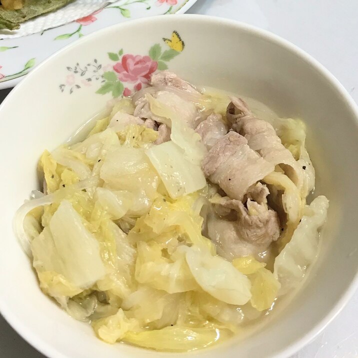 お鍋にお任せ！白菜の重ね蒸し